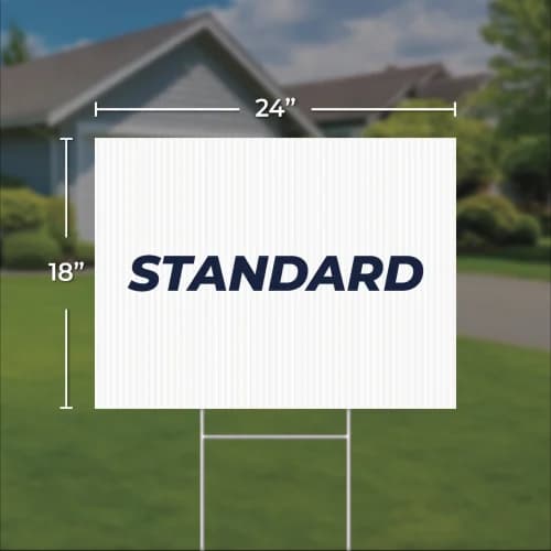 Standard Signs 18"x24"