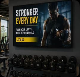 Corporate digital signage example3