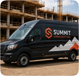 Fleet vehicle wrap example