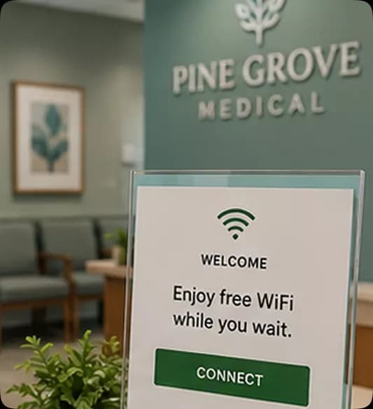 WiFi marketing portal example