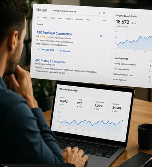 Local business growth dashboard