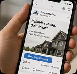 Paid advertising example