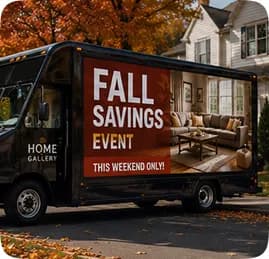 LED truck city campaign