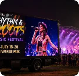 LED truck city campaign 2