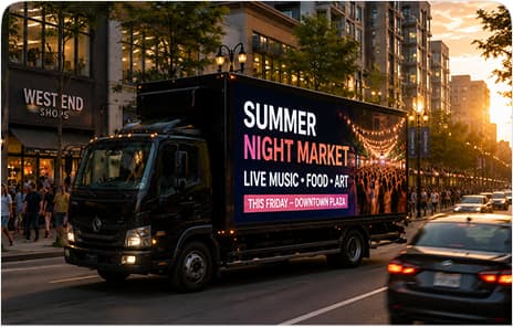LED Truck Ads
