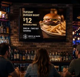 Streaming TV ad example
