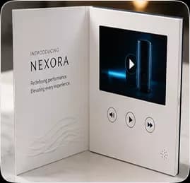 Sales presentation video brochure