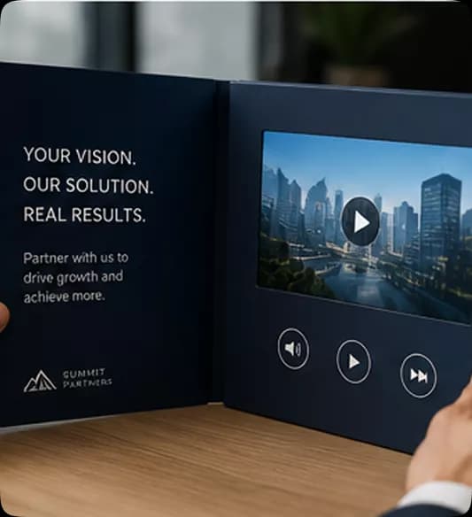 Direct mail video campaign