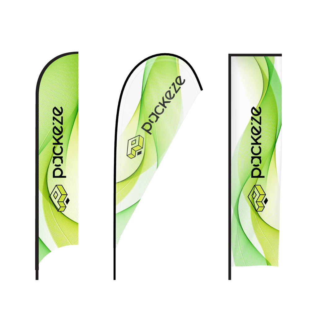 Custom Flags Guide: Feather vs. Teardrop vs. Banner Flags