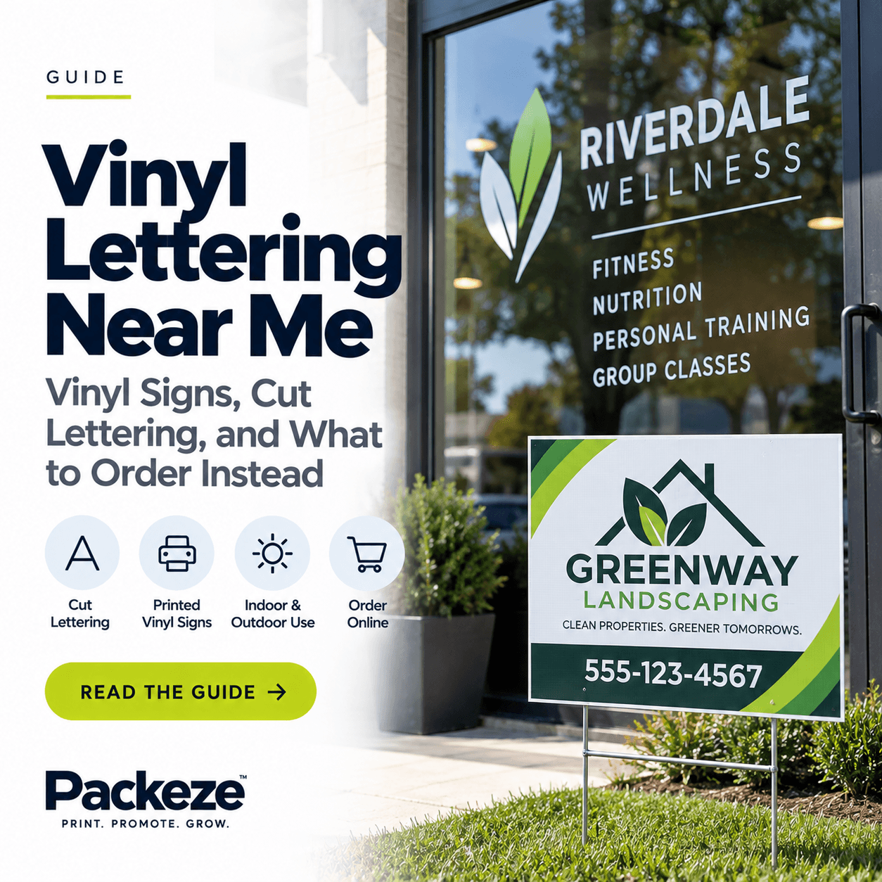 Vinyl Lettering Near Me: Vinyl Signs, Cut Lettering, and What to Order Instead