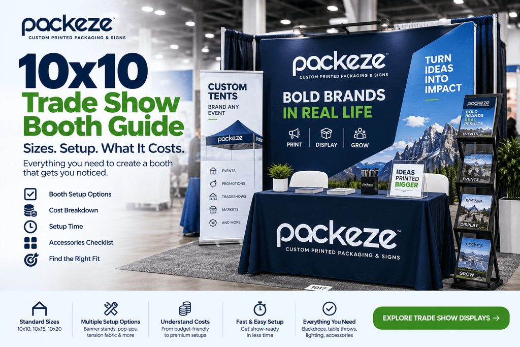 10x10 Trade Show Booth Guide: Sizes, Setup & What It Costs