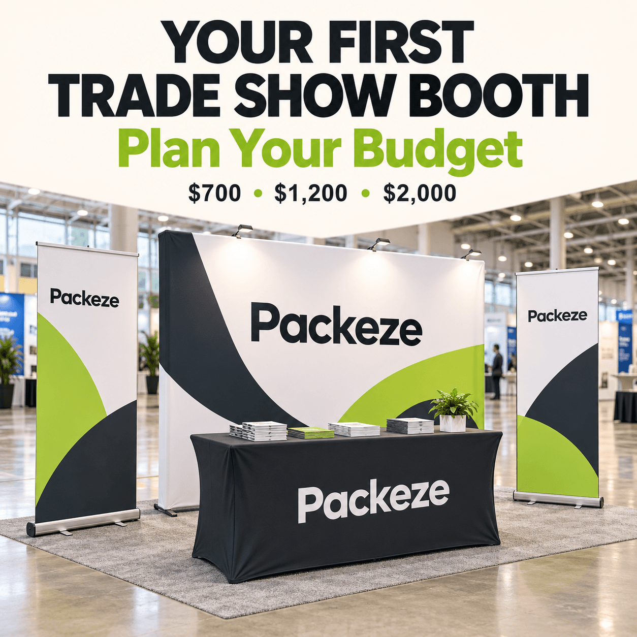 Your First Trade Show Booth: What $700, $1,200 & $2,000 Buys