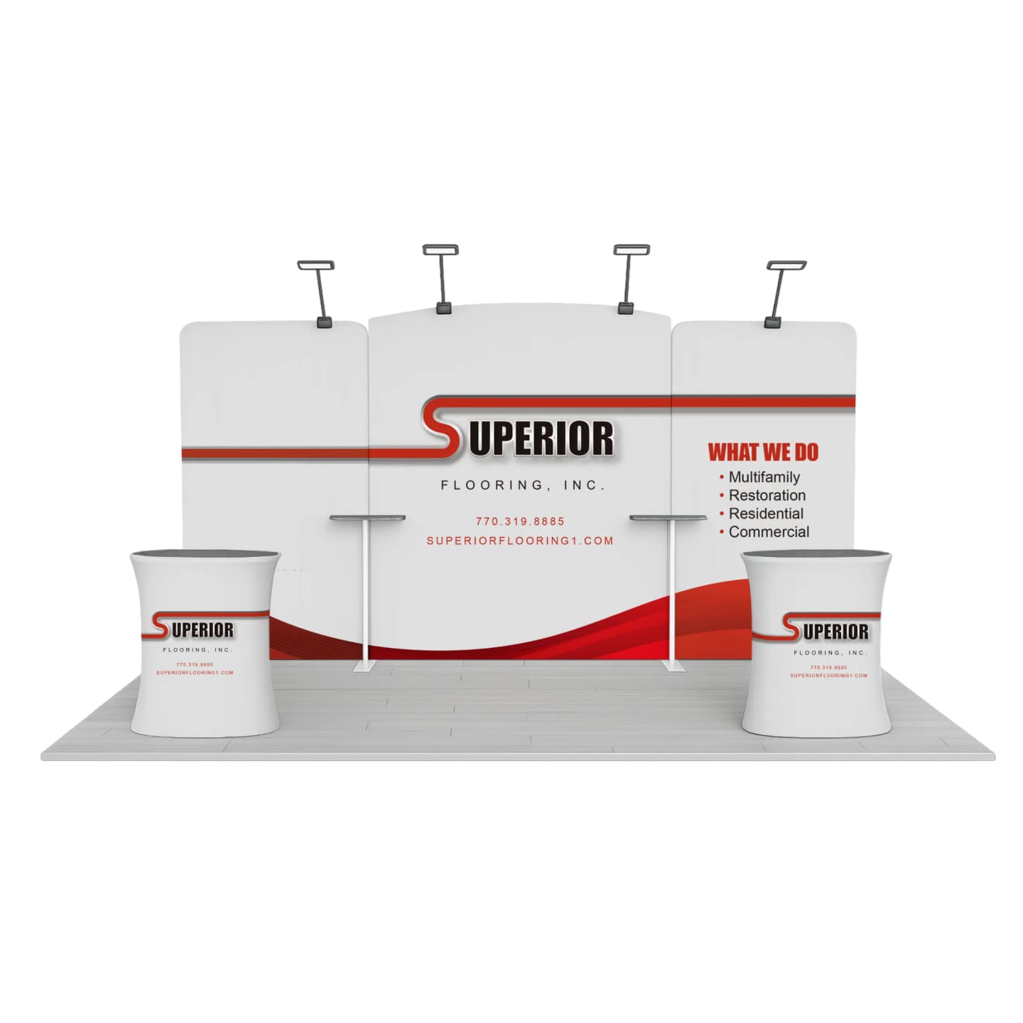 10x15ft Trade Show Booth Package C1