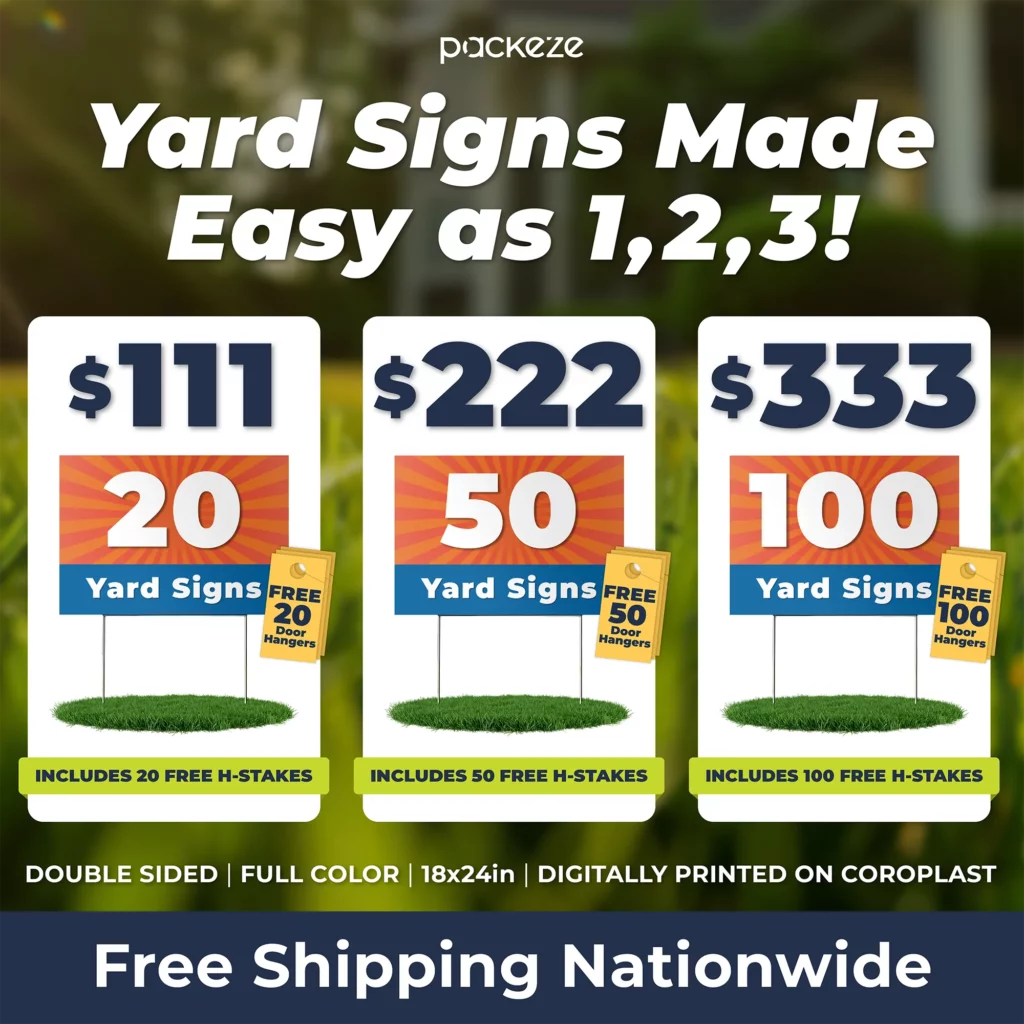 yard sign bundle