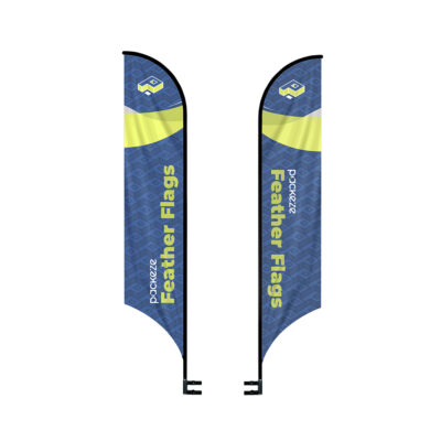 (2pc) 7ft Flags Double Sided Print