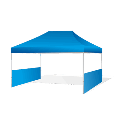 (2pc) Side Walls Double Sided Print with Cross Bar