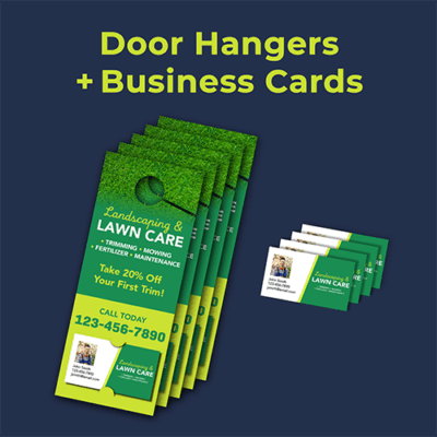 Included Free: Door Hangers & Business Cards