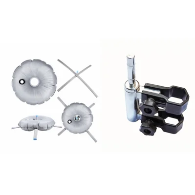 (2pc) Flag Cross Base with Waterbag & (2pc) Frame Mounts