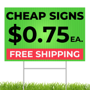 Discount Power Wash Yard Signs