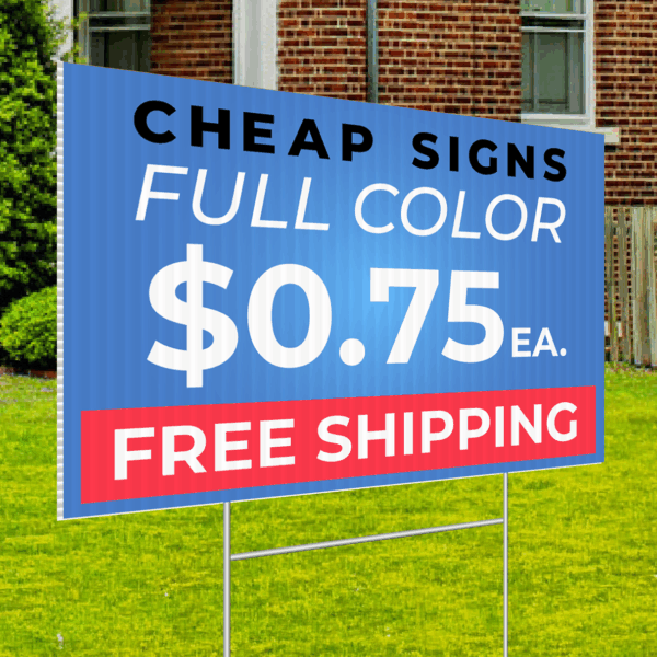 Discount Political Yard Signs