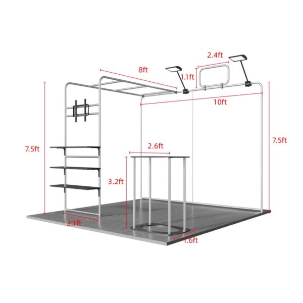 10x10ft Trade Show Booth Package - Image 9