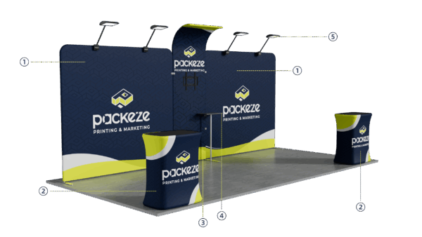 10x20ft Trade Show Booth Package - A4 - Image 5