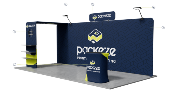 10x20ft Trade Show Booth Package New - Image 2