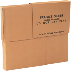 30 x 3 1/2 x 40 1 Piece of 30 x 40 4-Piece Mirror Boxes - 1 Complete Set Per Bundle