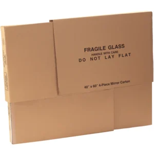 40 x 3 1/2 x 60 1 Piece of 40 x 60 4-Piece Mirror Boxes 4/Bundle