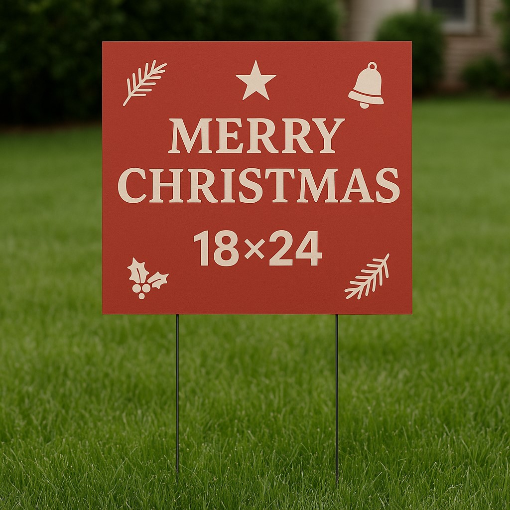 Affordable Christmas Yard Signs